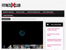 Tablet Screenshot of fitnessxclub.com